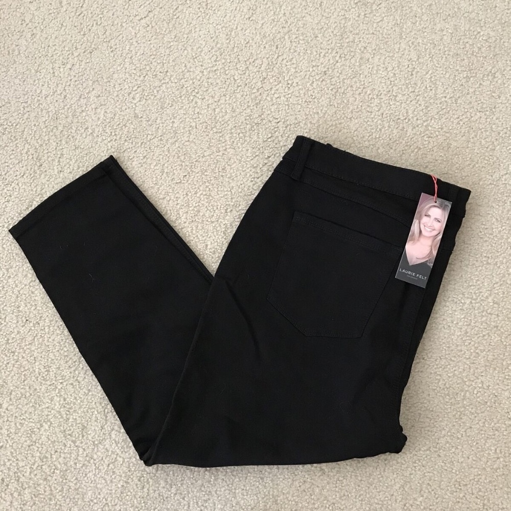 Laurie Felt black 5 pocket "Silky Center Sean Ankl